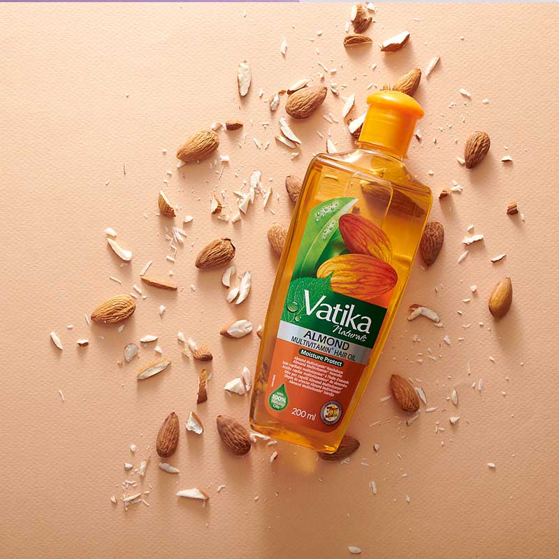 Dabur Vatika Naturals Multivitamin Enriched Almond Hair Oil