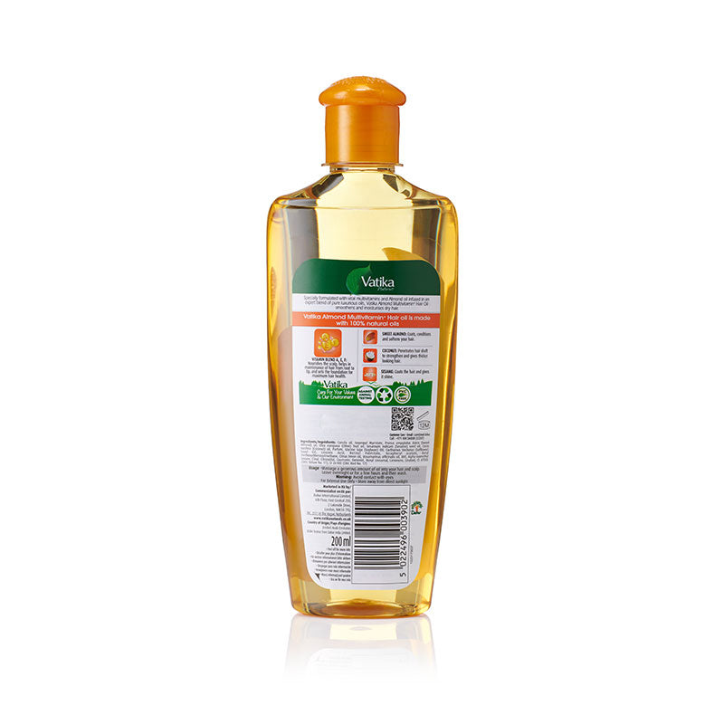 Dabur Vatika Naturals Multivitamin Enriched Almond Hair Oil