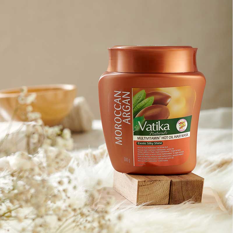 Dabur Vatika Naturals Argan Hair Mask Multivitamin 500g