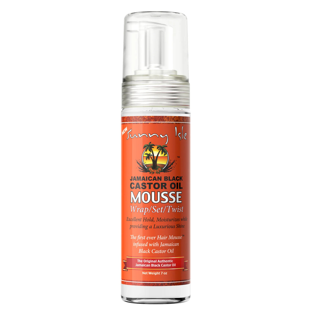 Sunny Isle Jamaican Black Castor Oil Mousse Wrap, Set, Twist 7oz