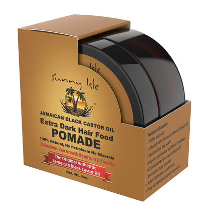 Sunny Isle Jamaican Black Castor Oil Extra Dark Hair Food Pomade 4oz