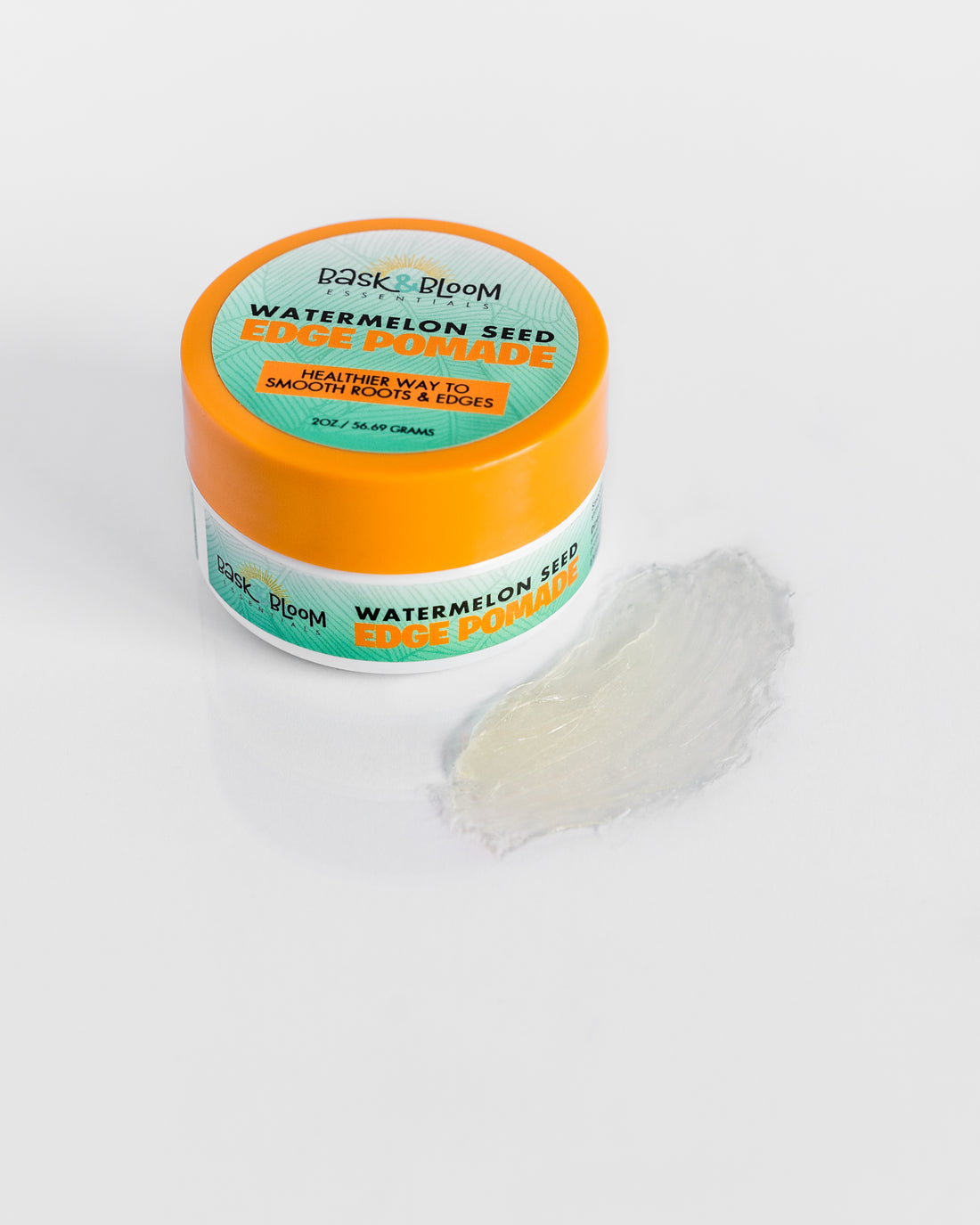 Bask &amp; Bloom Watermelon Seed Edge Pomade 2oz