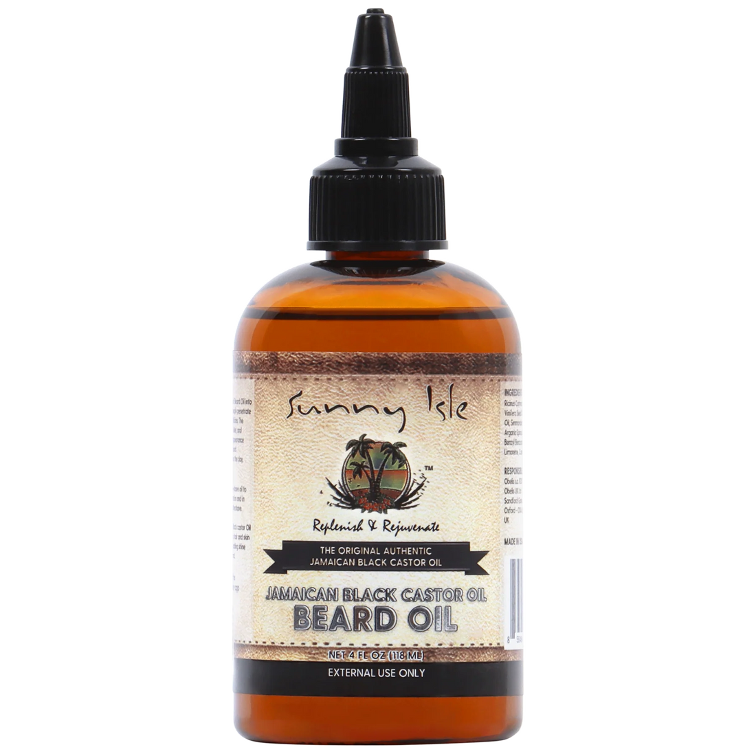 Sunny Isle Jamaican Black Castor Oil Beard Oil