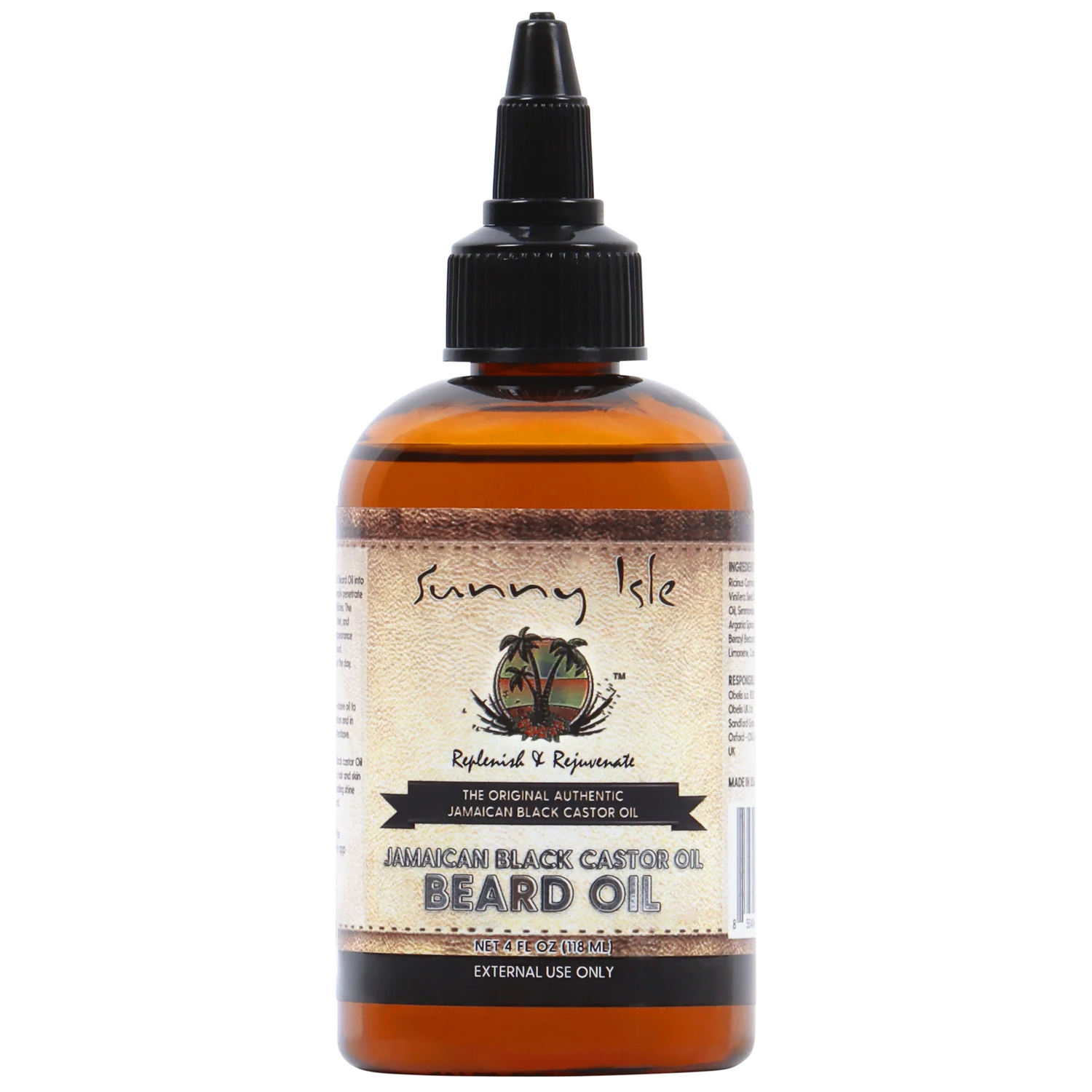 Sunny Isle Jamaican Black Castor Oil Beard Oil