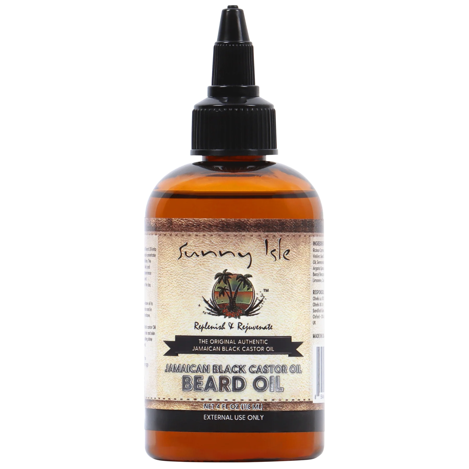 Sunny Isle Jamaican Black Castor Oil Beard Oil