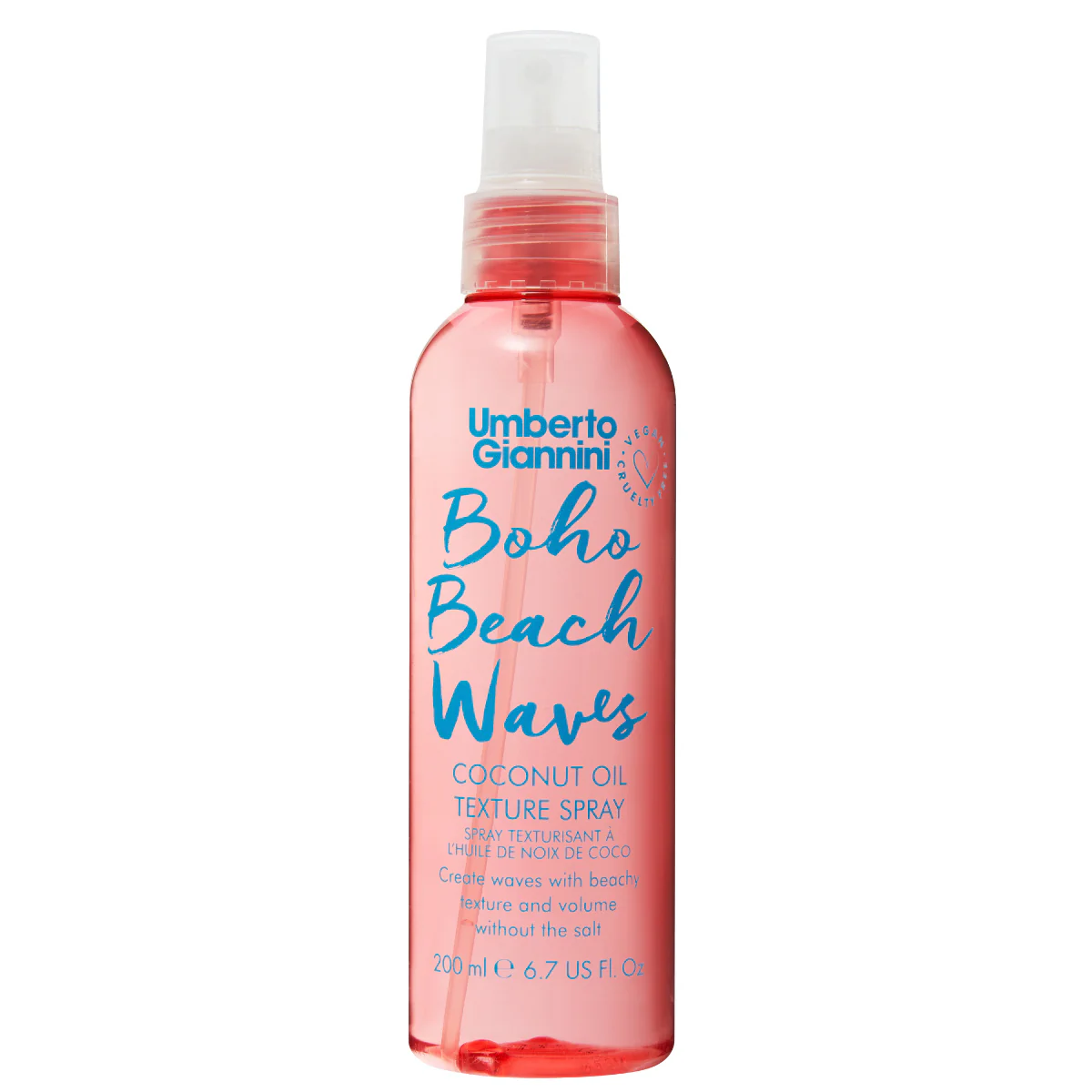 Umberto Giannini Boho Beach Waves Coconut Oil Texture Spray 200ml