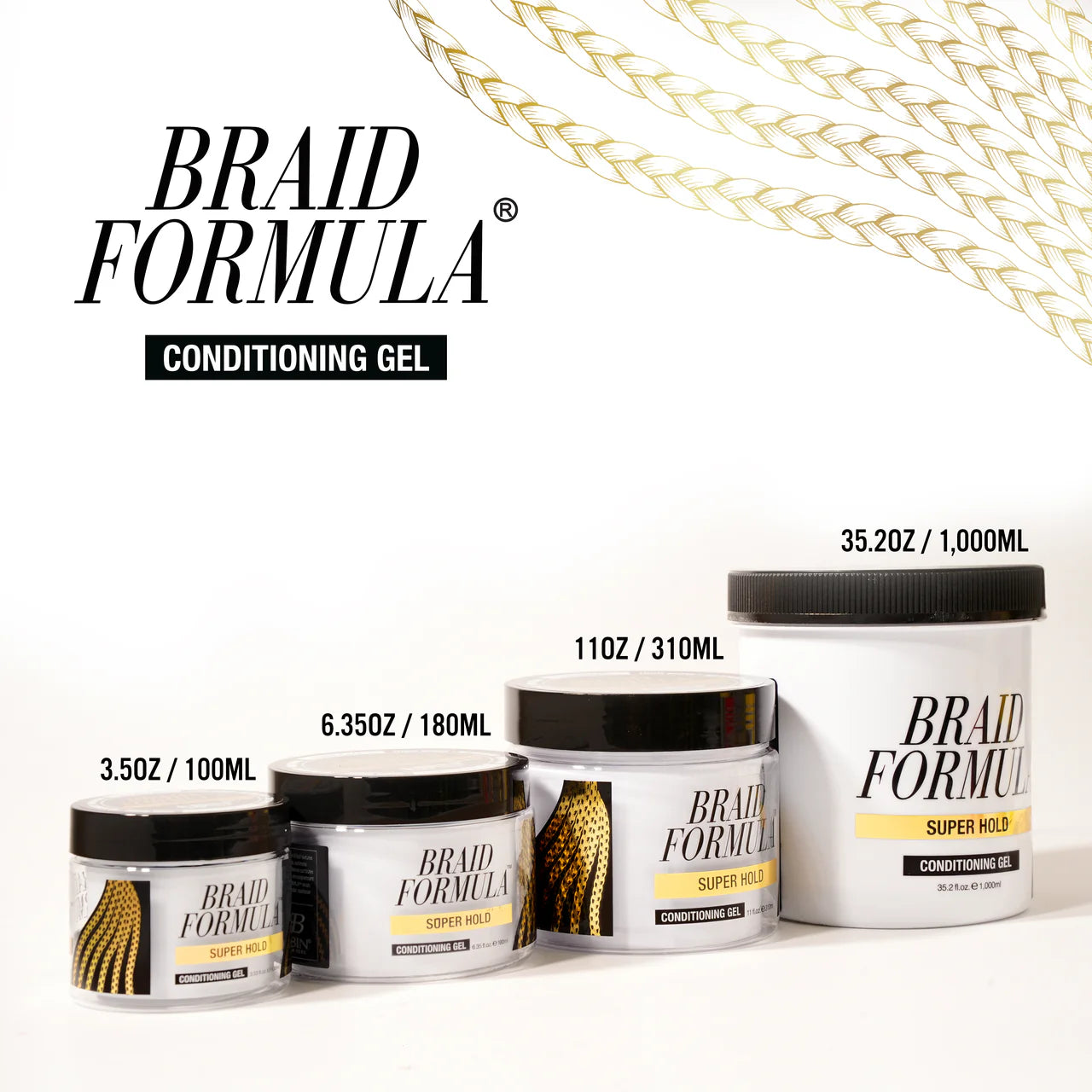 Ebin New York Braid Formula Conditioning Gel Super Hold