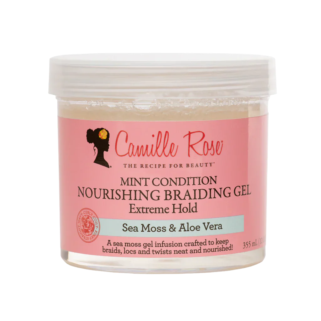 Camille Rose Mint Condition Nourishing Braiding Gel Extreme Hold 12oz