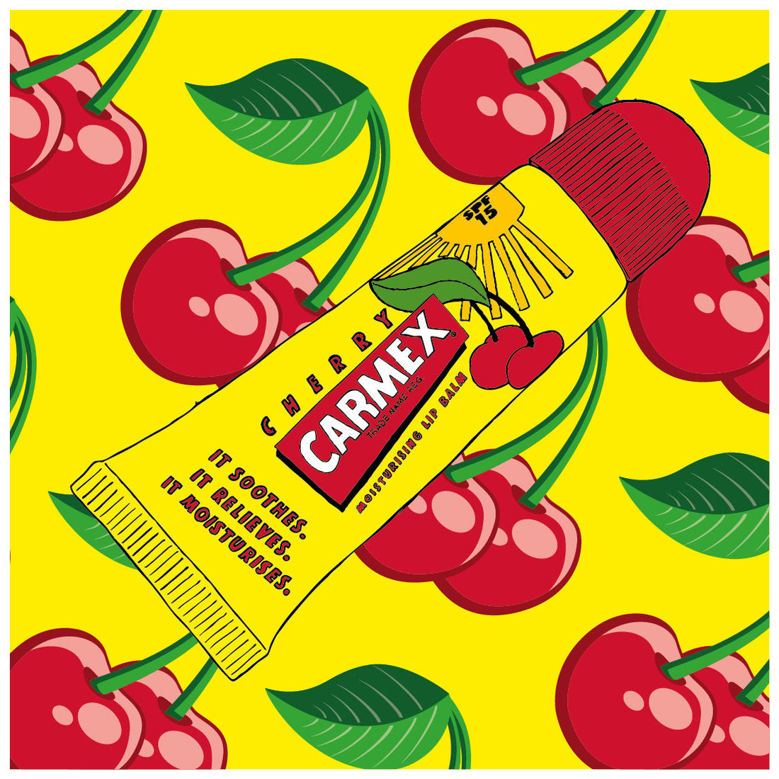 Carmex Cherry Lip Balm Tube 10g