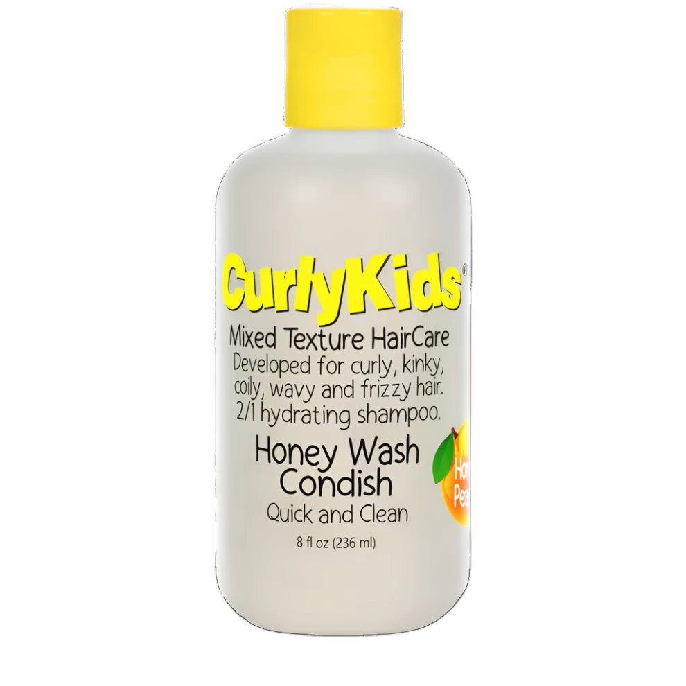 CurlyKids Honey Wash Condish 8oz