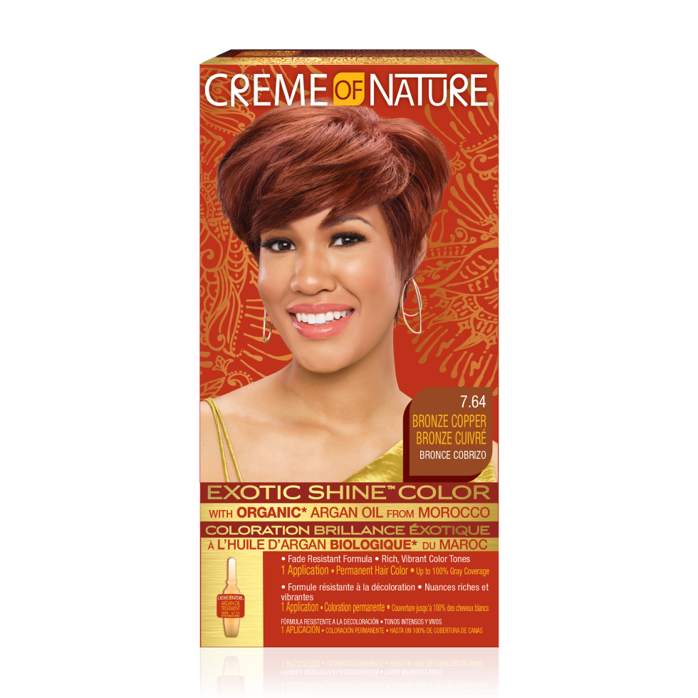 Creme of Nature Exotic Shine™ Color with Argan Oil from Morocco 7.64 Bronze Copper