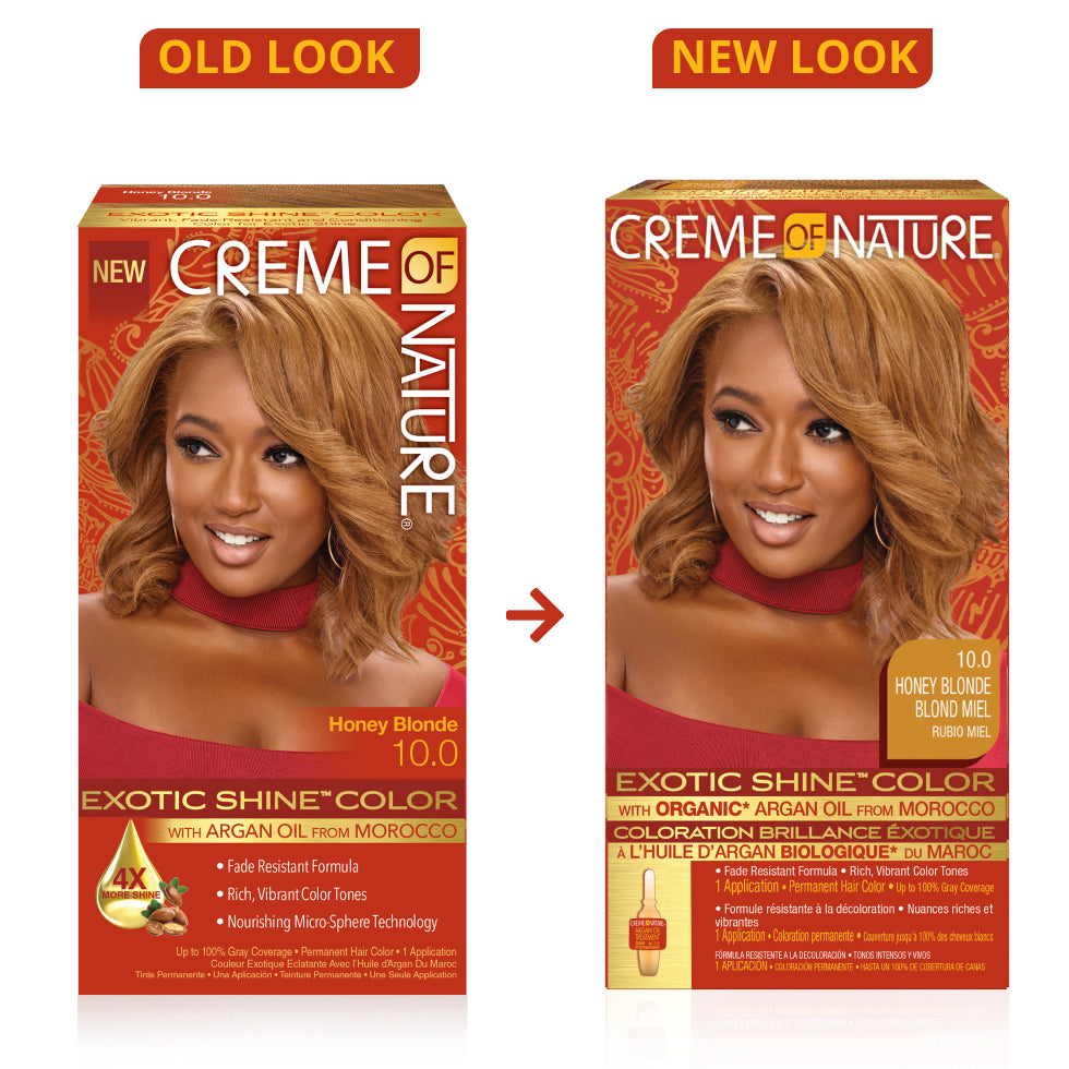 Creme of Nature Exotic Shine™ Color with Argan Oil from Morocco 10.0 Honey Blonde