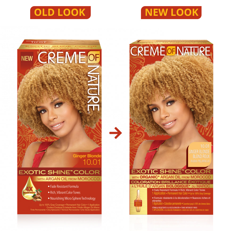 Creme of Nature Exotic Shine™ Color with Argan Oil from Morocco 10.01 Ginger Blonde