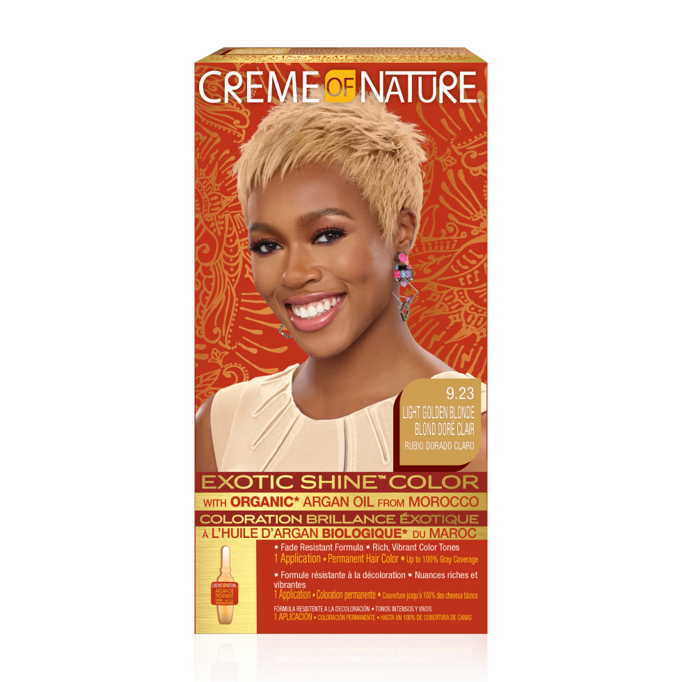 Creme of Nature Exotic Shine™ Color with Argan Oil from Morocco 9.23 Light Golden Blonde