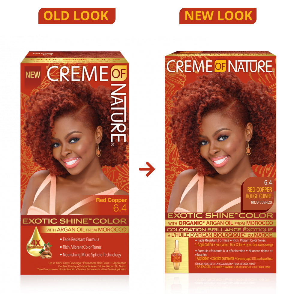 Creme of Nature Exotic Shine™ Color with Argan Oil from Morocco 6.4 Red Copper