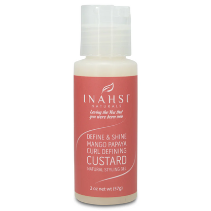 Inahsi Naturals  Define &amp; Shine Mango Papaya Curl Defining Custard