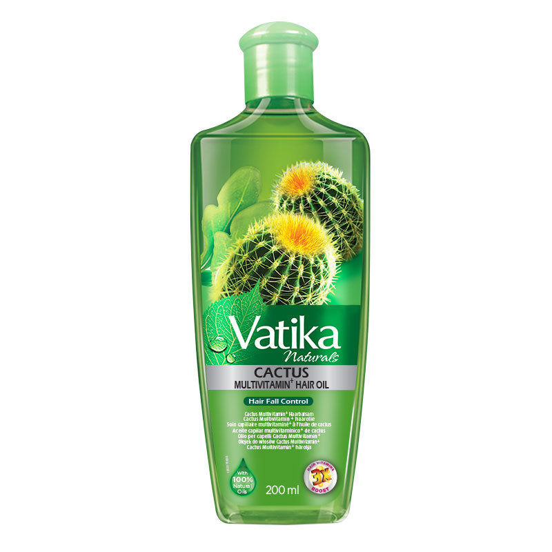 Dabur Vatika Naturals Multivitamin Enriched Cactus Hair Oil 200ml