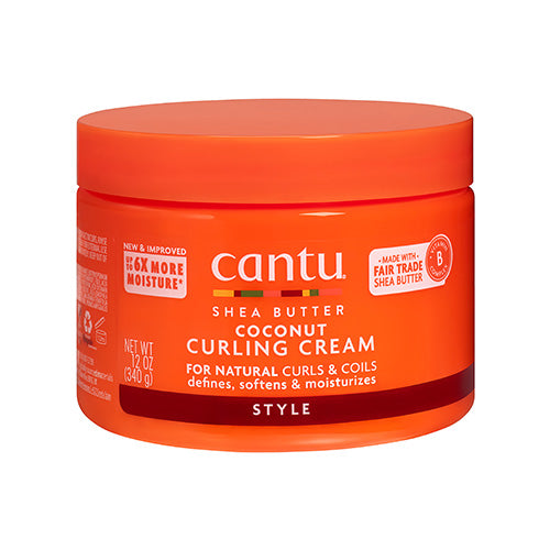 Cantu Shea Butter Coconut Curling Cream For Natural Curls, Coils &amp; Waves