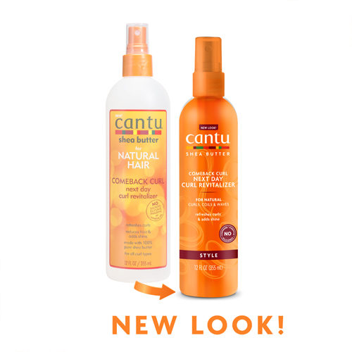 Cantu Shea Butter Comeback Curl Next Day Curl Revitalizer For Natural Curls, Coils &amp; Waves 12oz