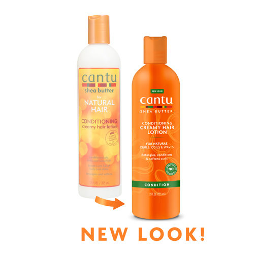 Cantu Shea Butter Conditioning Creamy Hair Lotion For Natural Curls, Coils &amp; Waves 13.8oz