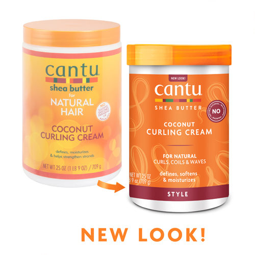 Cantu Shea Butter Coconut Curling Cream For Natural Curls, Coils &amp; Waves