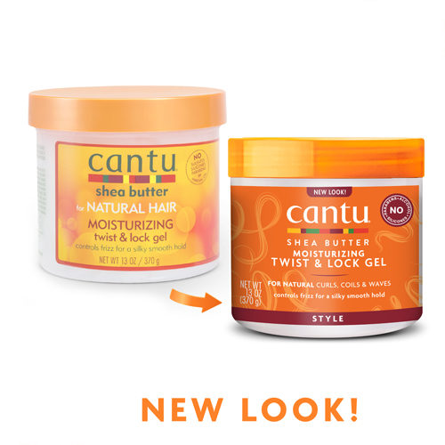 Cantu Shea Butter Moisturizing Twist &amp; Lock Gel For Natural Curls, Coils &amp; Waves 13oz