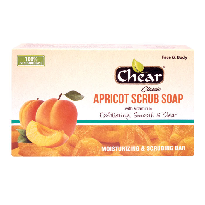 Chear Classic Apricot Scrub Soap with Vitamin E 150g