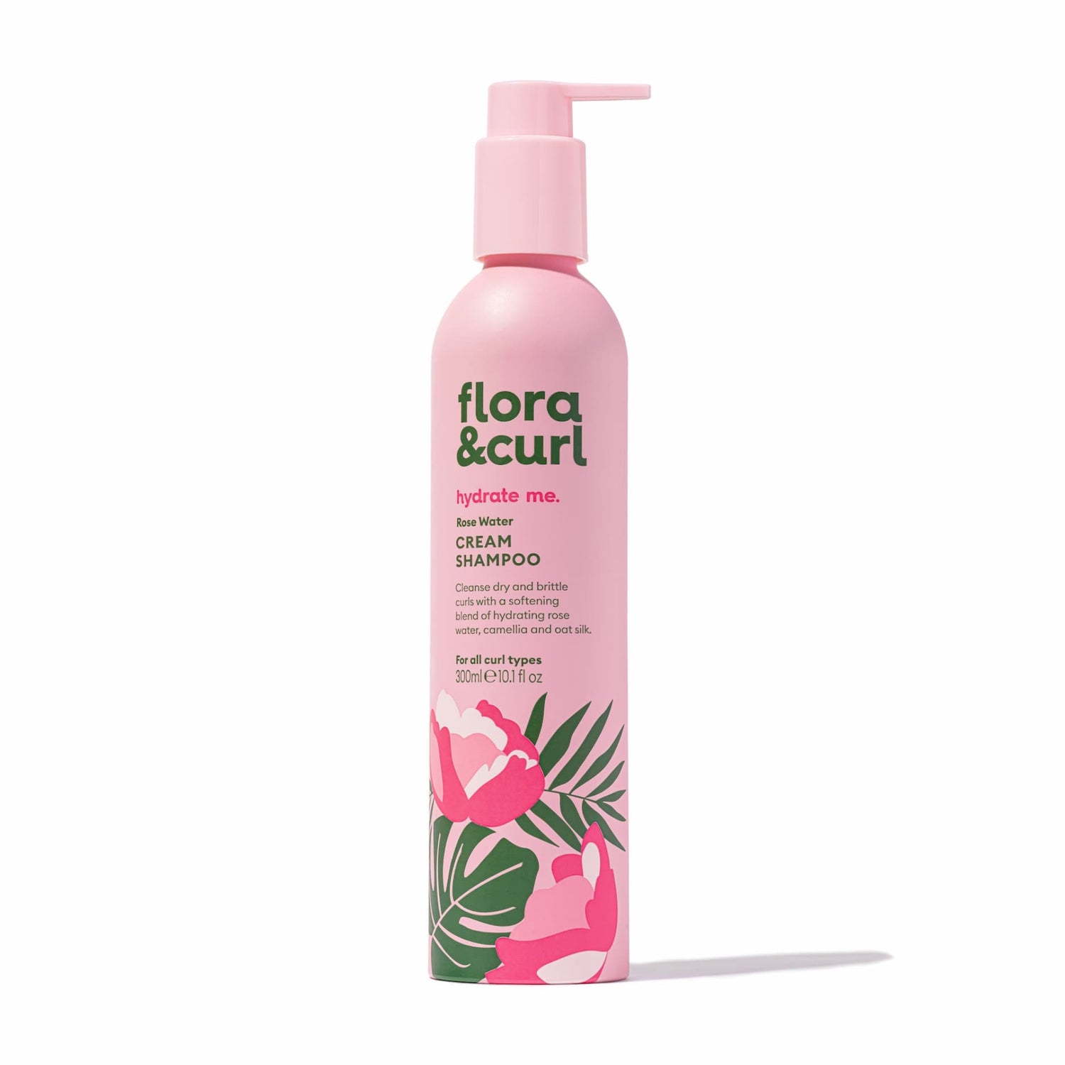 Flora &amp; Curl Rose Water Cream Shampoo 300ml