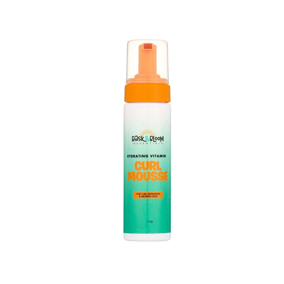 Bask &amp; Bloom Hydrating Vitamin Curl Mousse 7oz