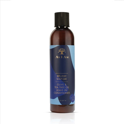 As I Am Dry &amp; Itchy Scalp Care Olive &amp; Tea Tree Oil Leave-In Conditioner 8oz