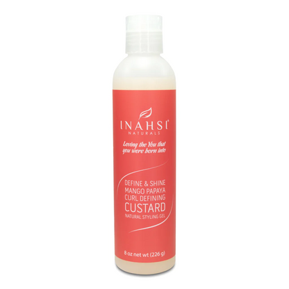 Inahsi Naturals  Define &amp; Shine Mango Papaya Curl Defining Custard