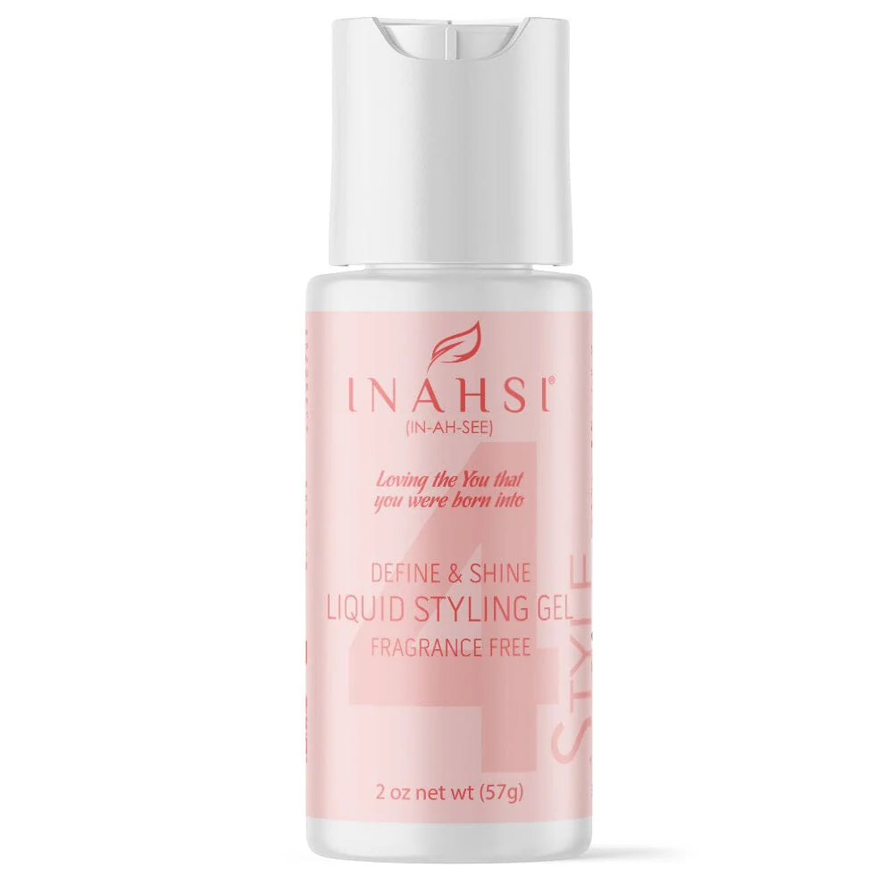 Inahsi Naturals Define &amp; Shine Liquid Styling Gel - FRAGRANCE FREE