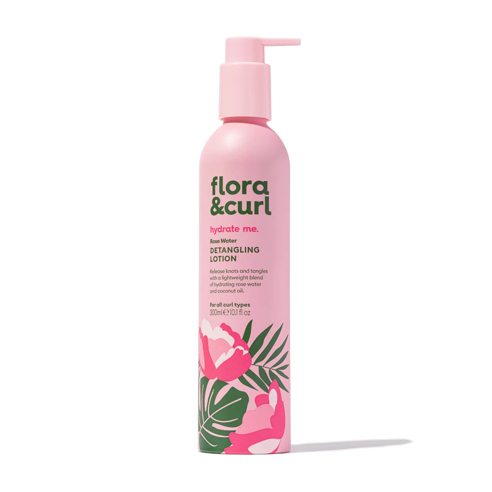 Flora &amp; Curl Rose Water Detangling Lotion 300ml