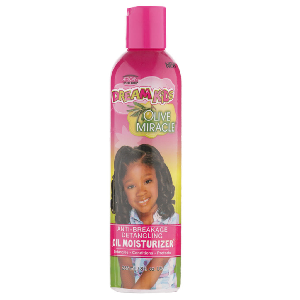 African Pride Dream Kids Olive Miracle Anti-Breakage Detangling Oil Moisturizer 8oz