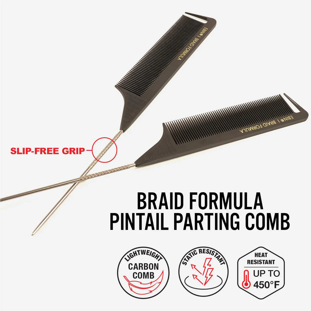 Ebin New York Braid Formula Pintail Parting Comb