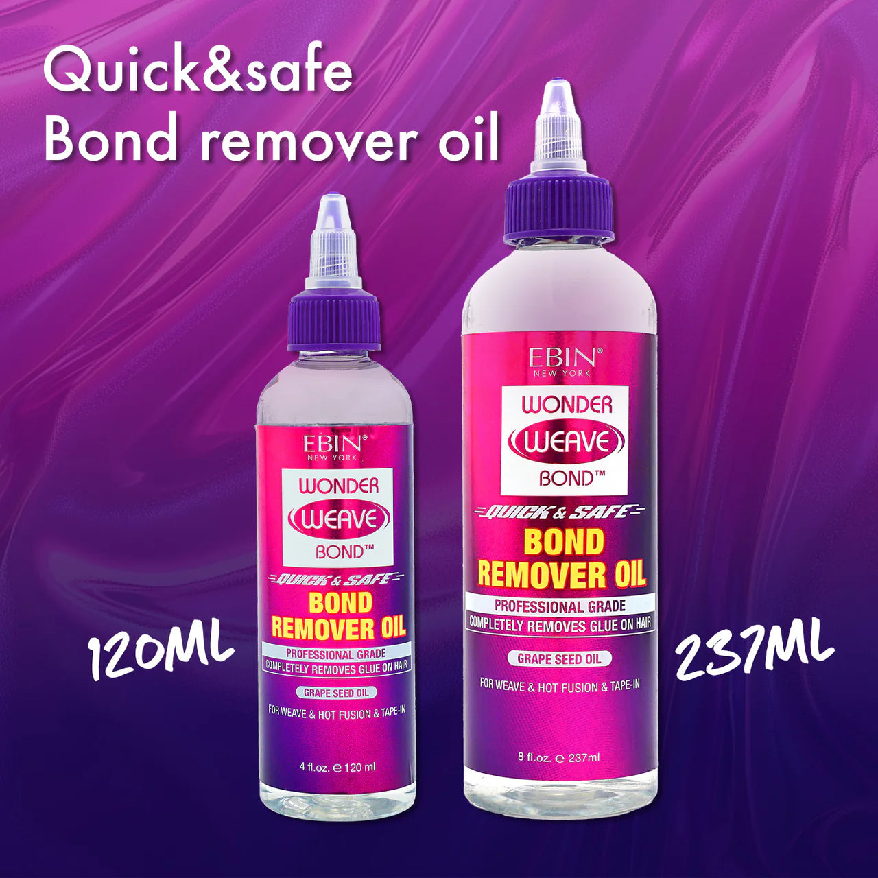 Ebin New York Wonder Weave Bond Remover Oil