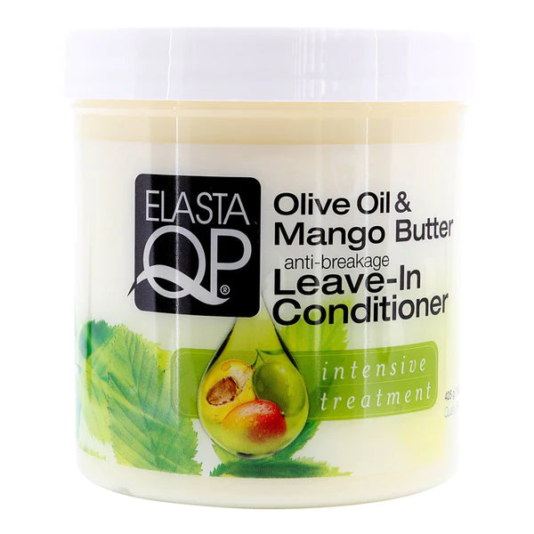 Elasta QP Olive Oil &amp; Mango Butter Anti-Breakage Leave-In Conditioner 15oz