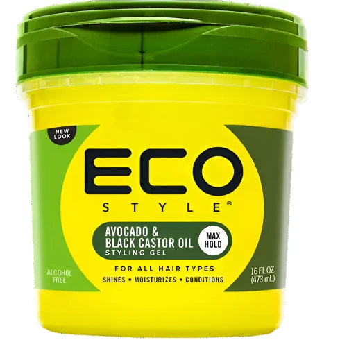 Eco Style Avocado &amp; Black Castor Oil Styling Gel Max Hold