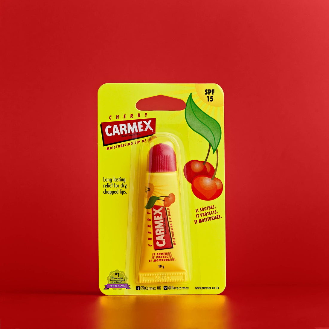 Carmex Cherry Lip Balm Tube 10g