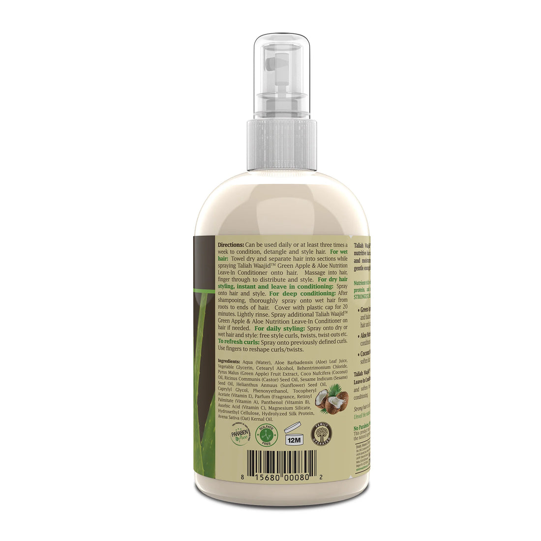 Taliah Waajid Green Apple &amp; Aloe Nutrition Leave-In Conditioner 12oz