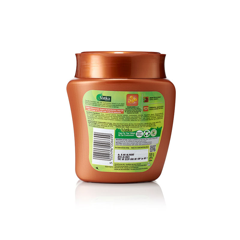 Dabur Vatika Naturals Argan Hair Mask Multivitamin 500g