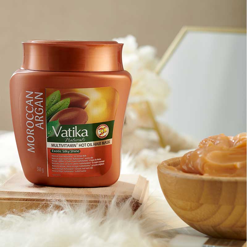 Dabur Vatika Naturals Argan Hair Mask Multivitamin 500g