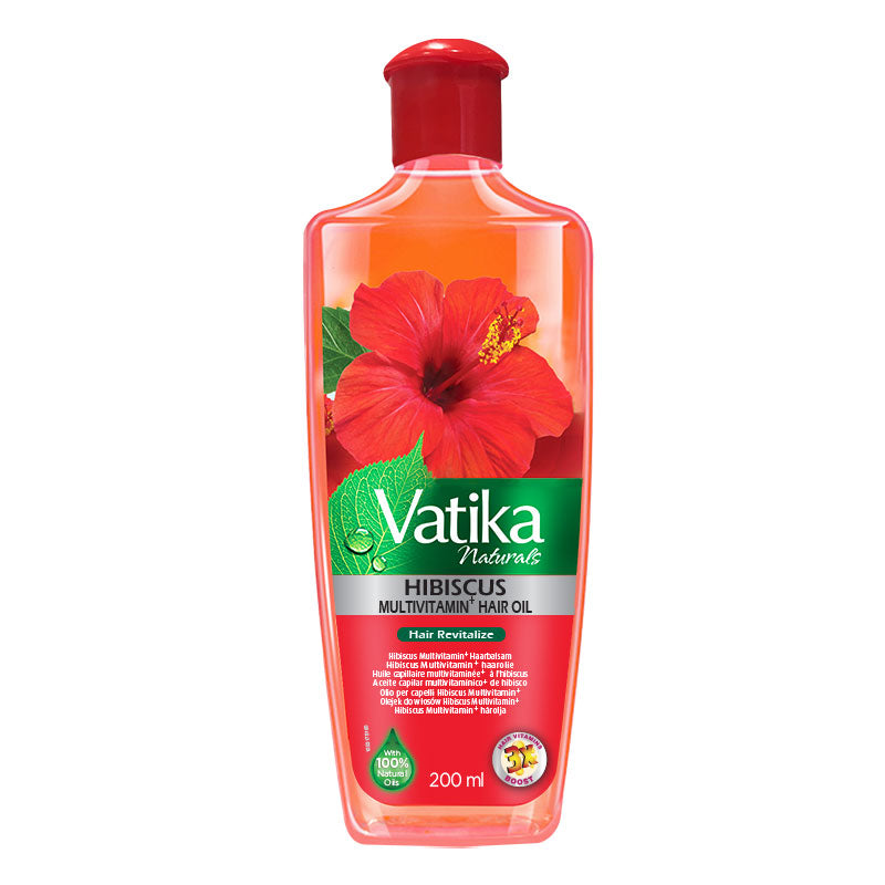 Dabur Vatika Naturals Multivitamin Enriched Hibiscus Hair Oil 200ml