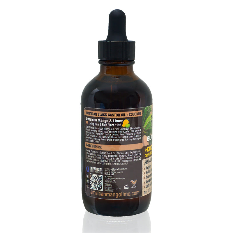 Jamaican Mango &amp; Lime Jamaican Black Castor Oil Coconut 4oz