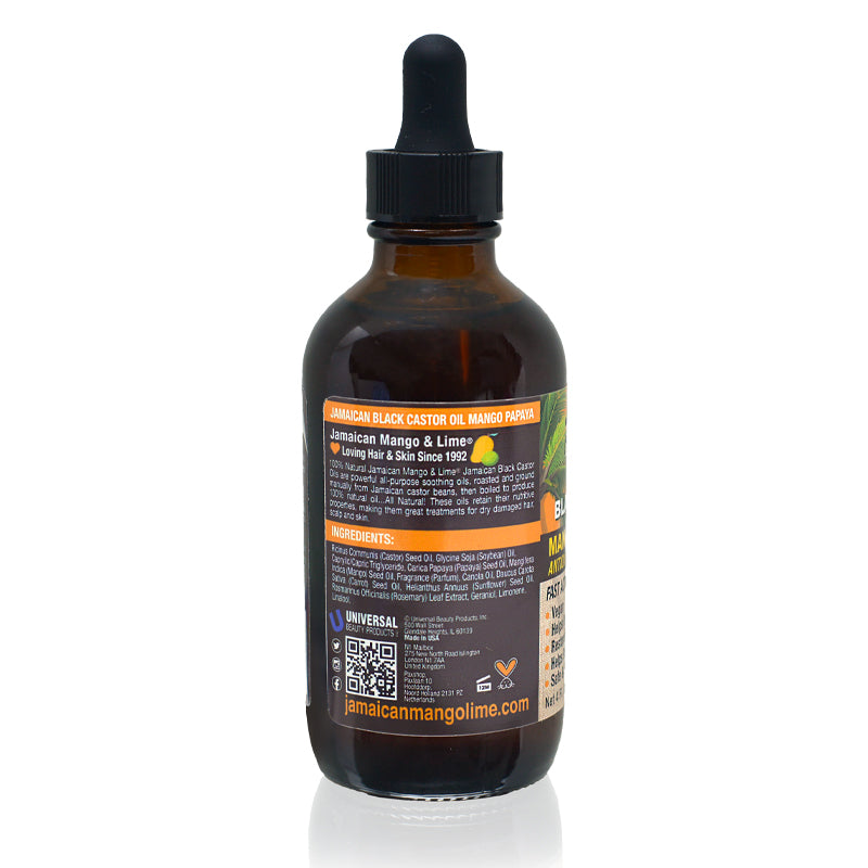 Jamaican Mango &amp; Lime Jamaican Black Castor Oil Mango Papaya 4oz