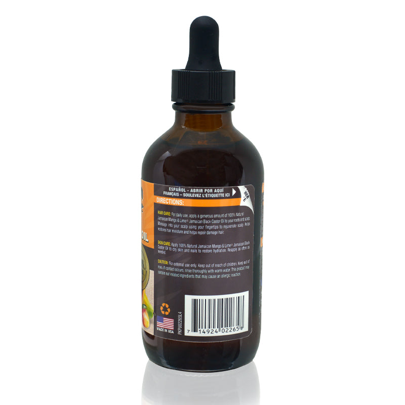 Jamaican Mango &amp; Lime Jamaican Black Castor Oil Mango Papaya 4oz