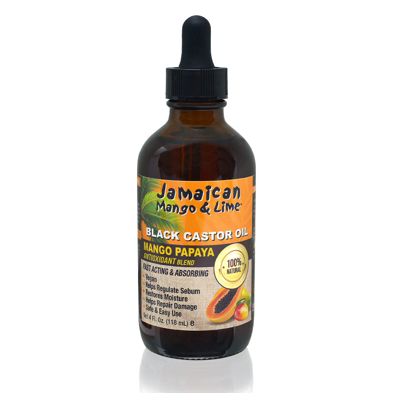 Jamaican Mango &amp; Lime Jamaican Black Castor Oil Mango Papaya 4oz