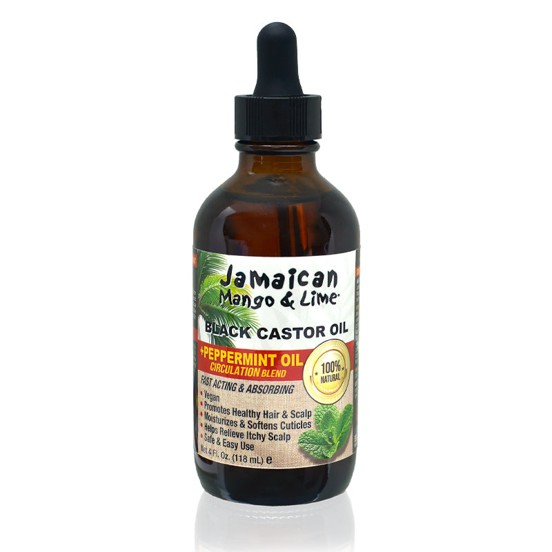 Jamaican Mango &amp; Lime Jamaican Black Castor Oil Peppermint 4oz