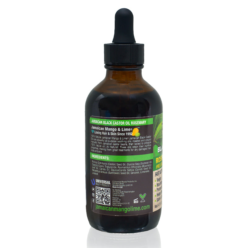 Jamaican Mango &amp; Lime Jamaican Black Castor Oil Rosemary 4oz