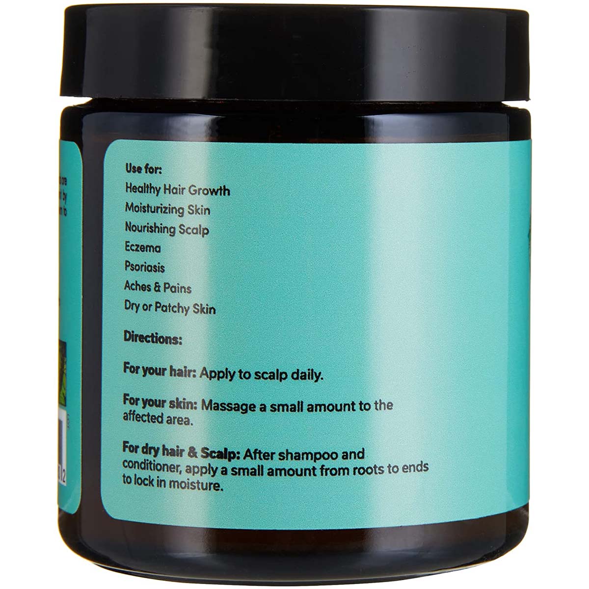 Sunny Isle Jamaican Black Castor Oil  Peppermint Pure Butter 4oz